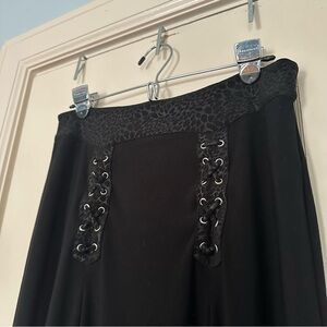 Svetlana Skirt Whimsygoth Black Asymmetrical Sz 6